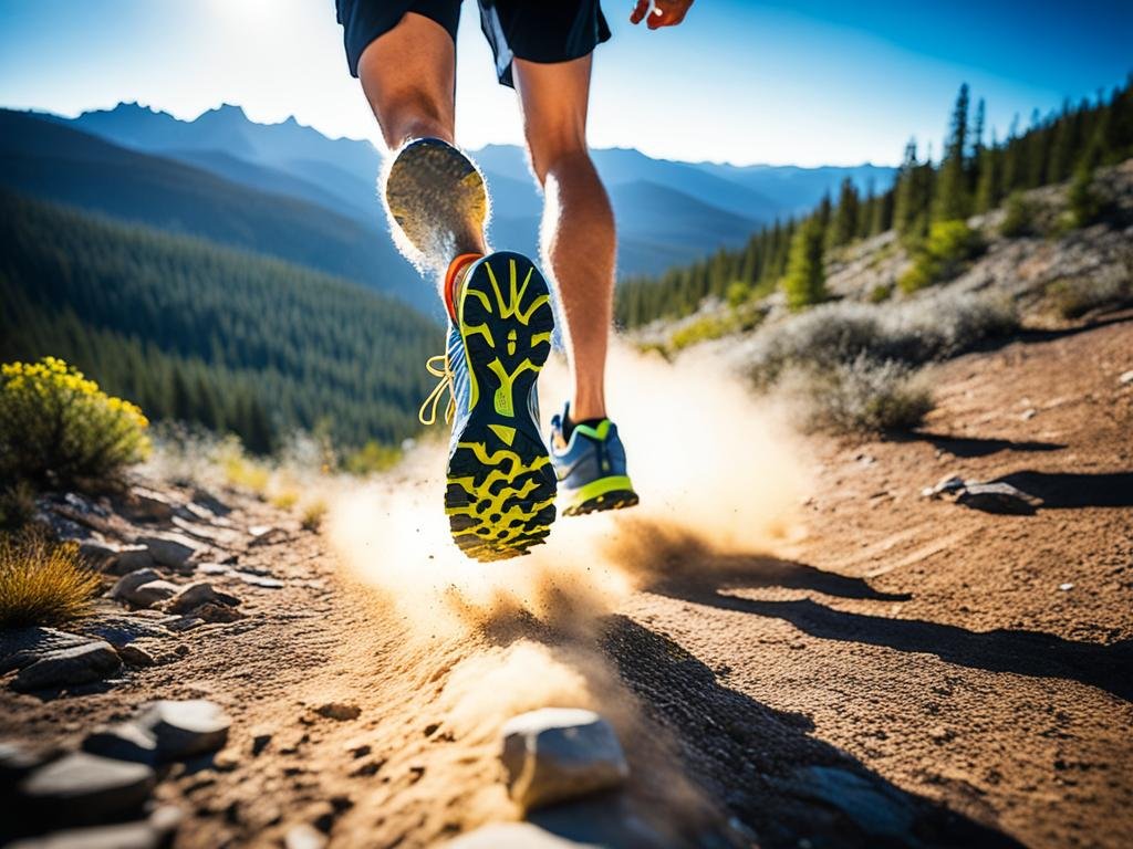 Trail running shoes