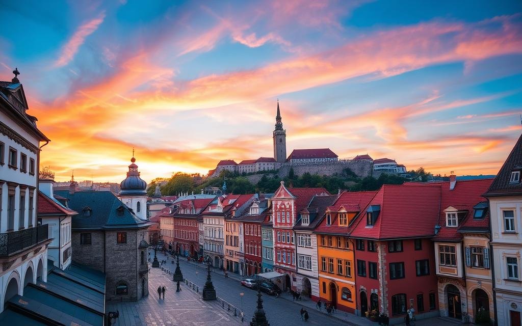 Landmarks in Bratislava Old Town